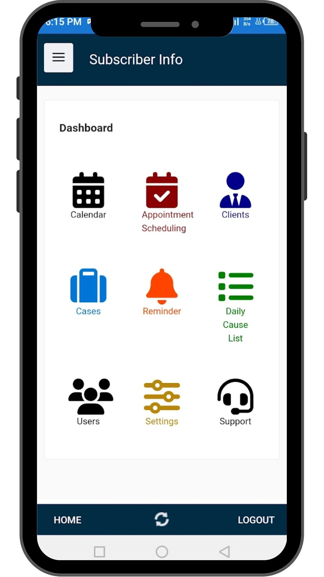 CaseDiarySecure Android app